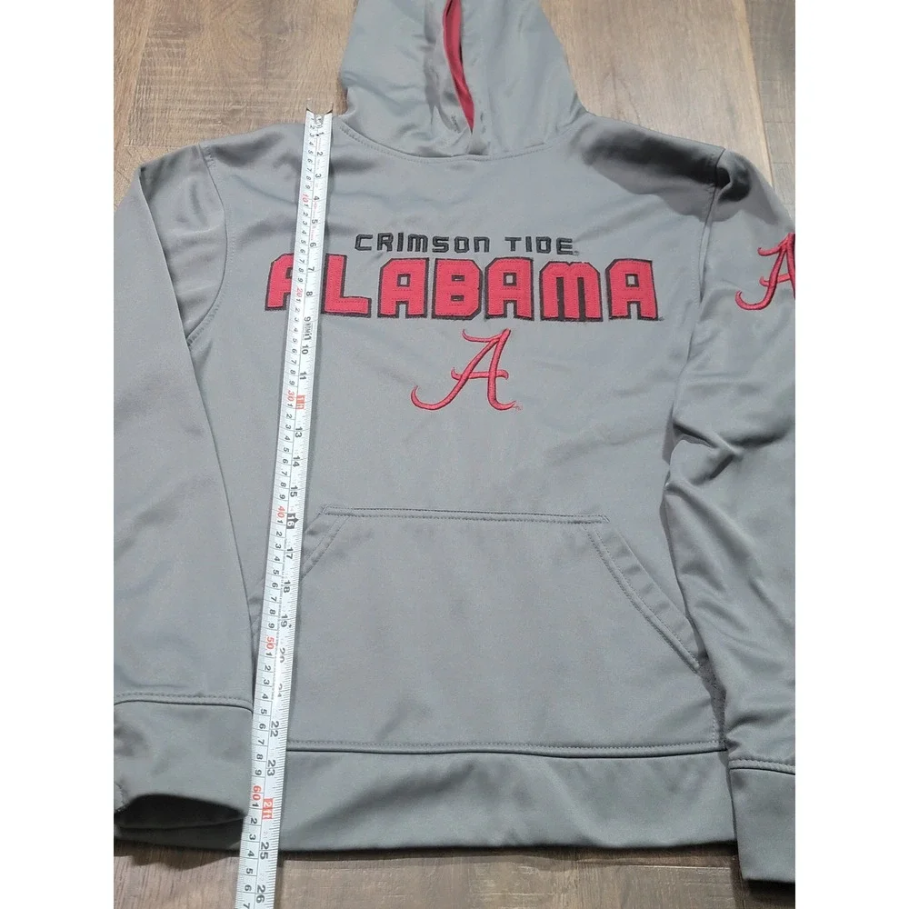 Alabama Crimson Tide Cover One Apparel Gray Performance Hoodie Mens‎ Small S